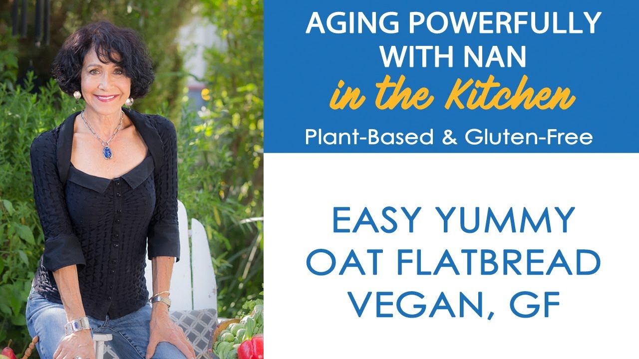 Easy Yummy Oat Flatbread—Vegan, GF