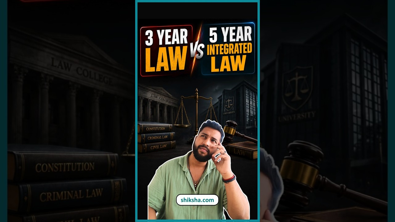 3 Year LLB vs 5 Year LLB, LLB Course Details, 5 Year LLB vs 3 Year LLB, Integrated Law Course #llb