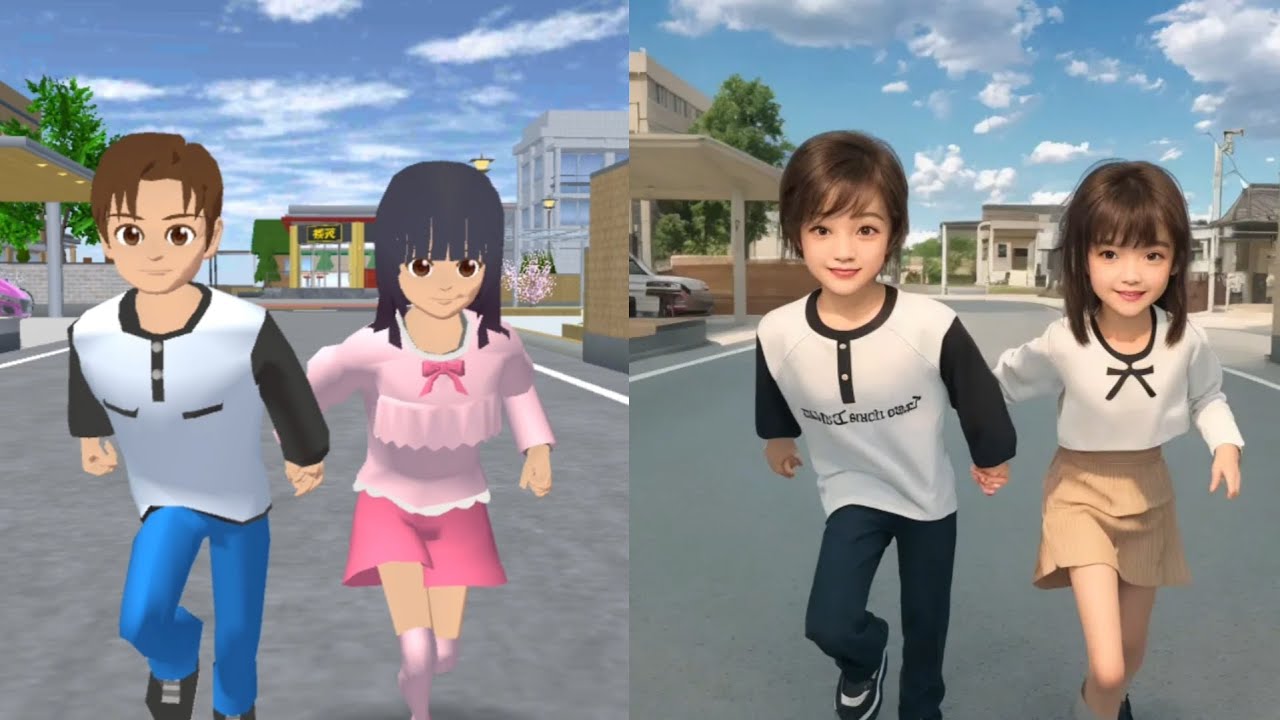 Mio & Yuta Sakura School Simulator Characters in Real Life: Tragic Road Accident