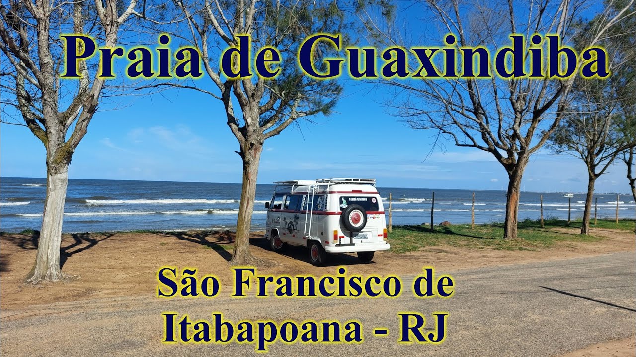 A praia de Guaxindiba, São Francisco do Itabapoana-RJ