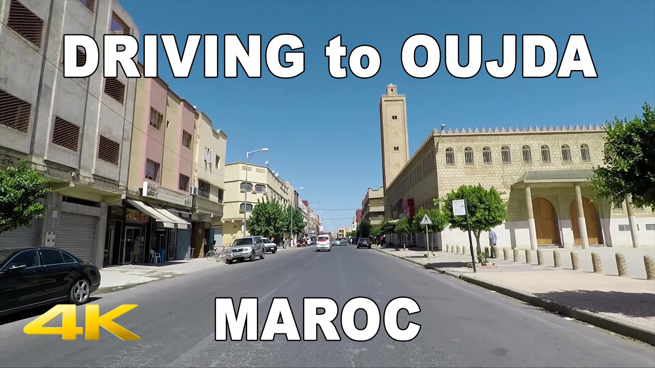 🇲🇦  OUJDA | Driving from south to north | Traverser Oujda du Sud au Nord | MAROC | 4K