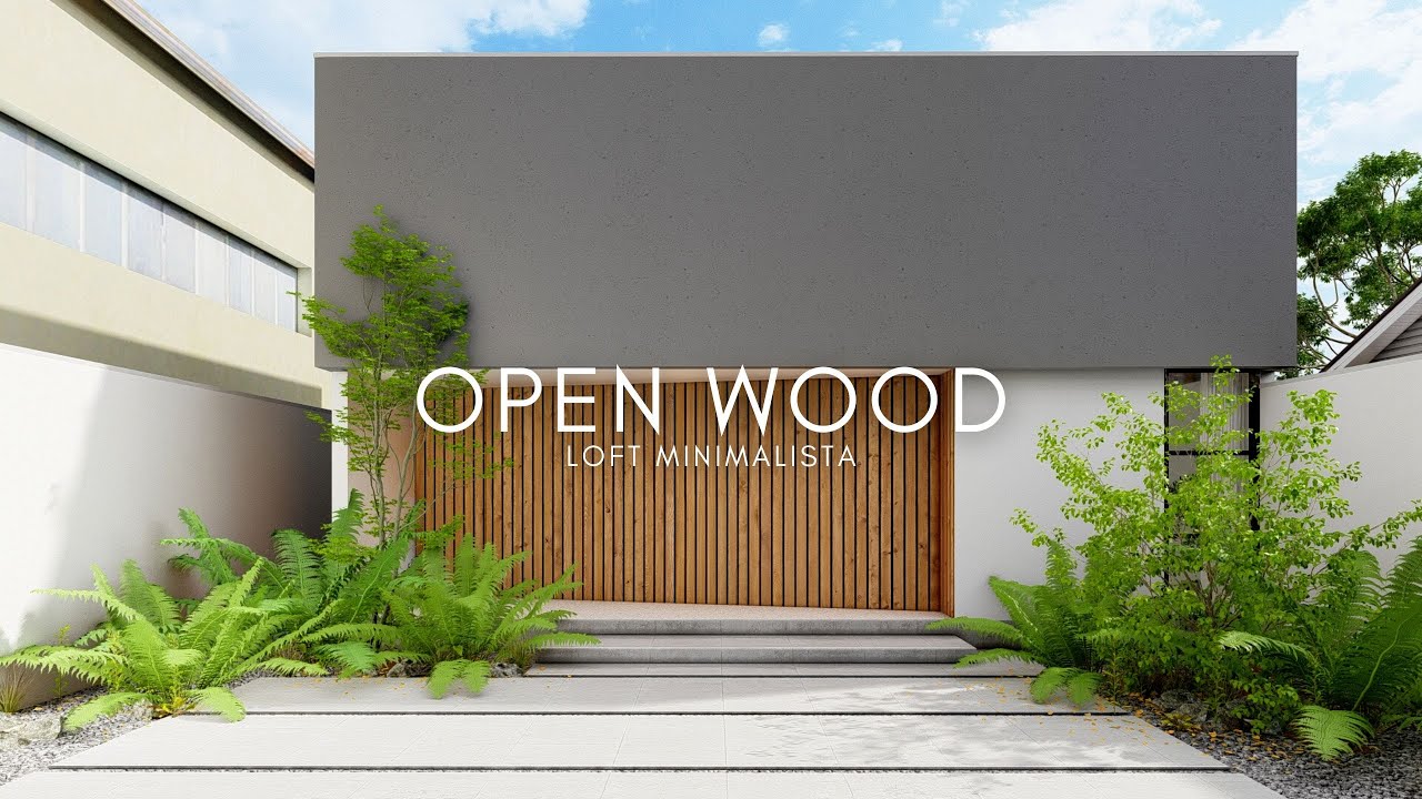LOFT DE 7X9 METROS MINIMALISTA - OPEN WOOD