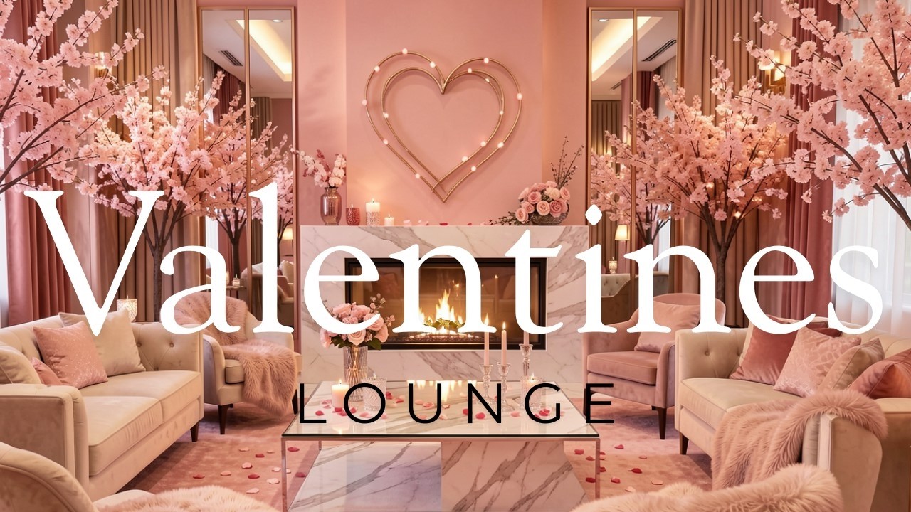 Luxury Valentine’s Day Ambience • Fireplace Lounge •Soft Jazz -Don’t Fret–Quincas Moreira
