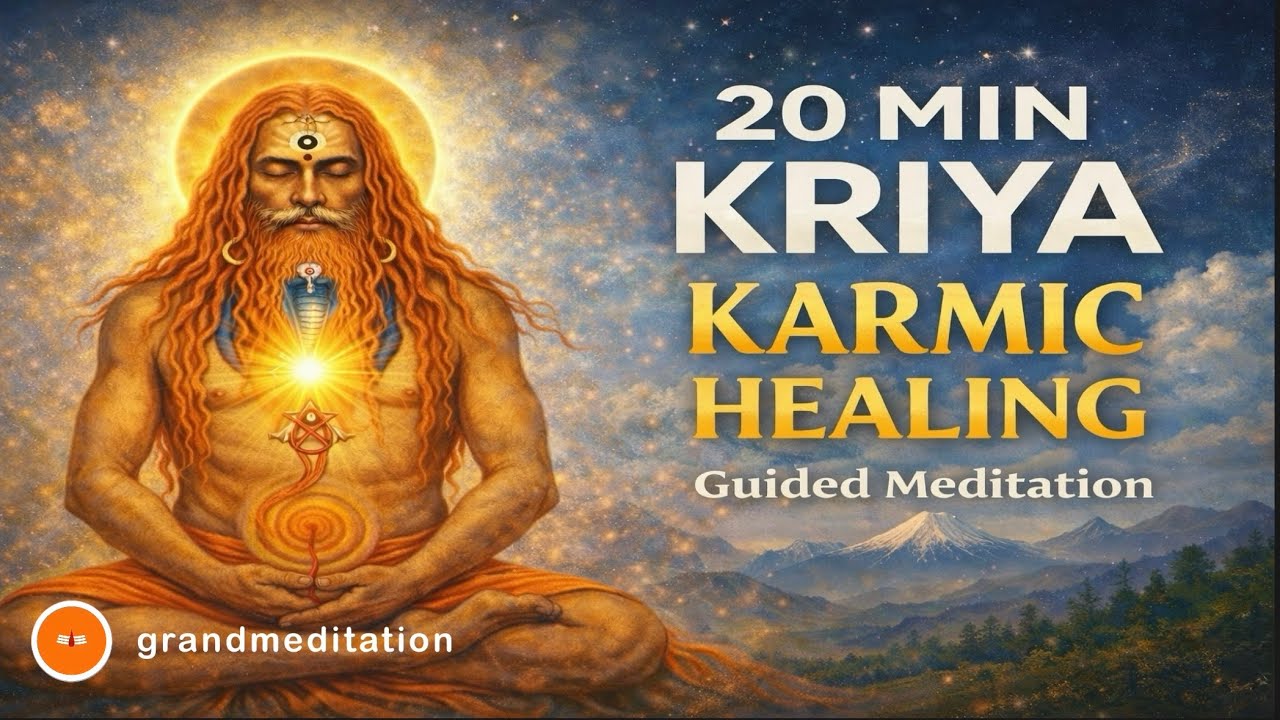 20-МИНУТНАЯ КРИЙЯ-ЙОГА | ИСЦЕЛЕНИЕ КОРНЯ КАРМИЧЕСКИХ БОЛЕЗНЕЙ | Управляемая медитация