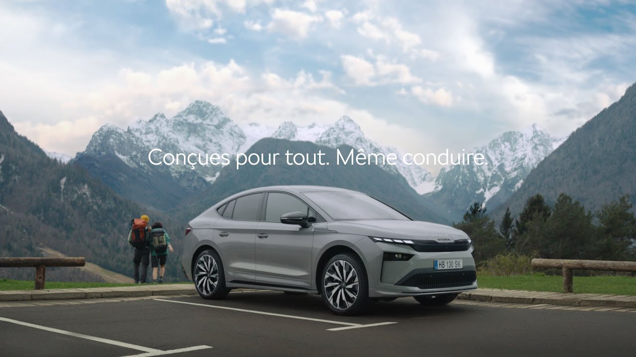&Scaron;koda. Con&ccedil;ues pour tout. M&ecirc;me conduire.