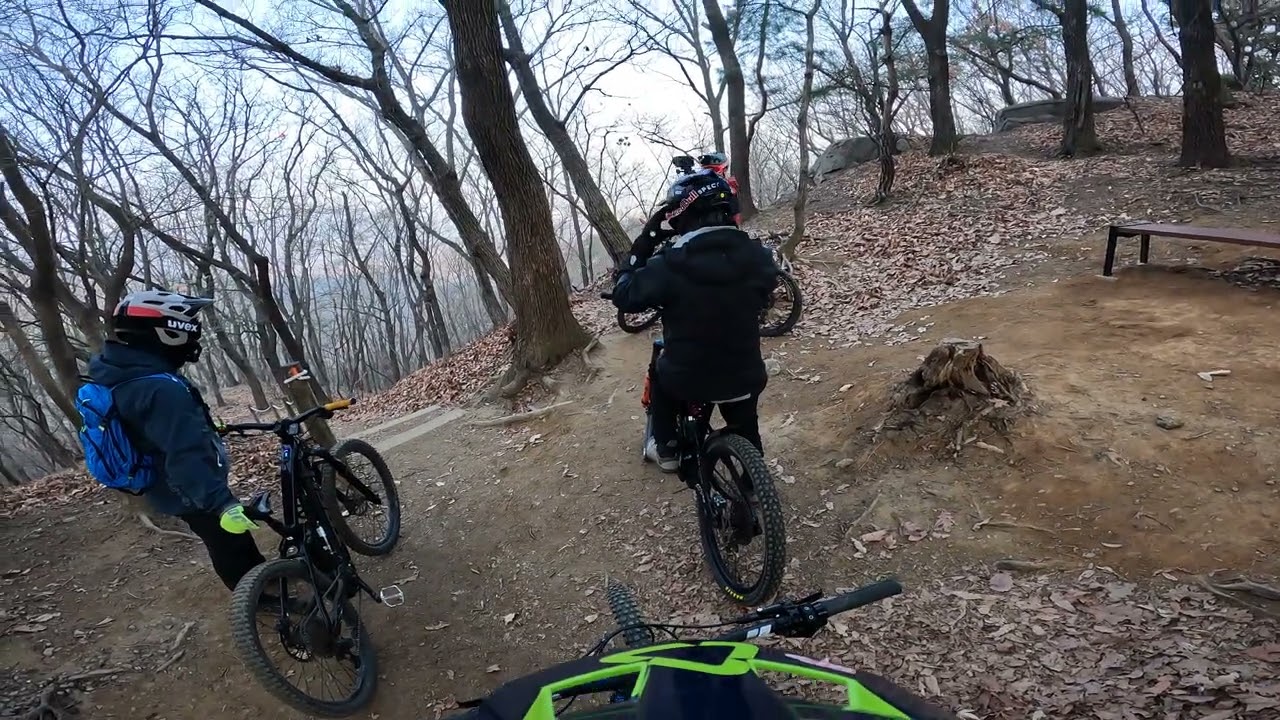 우면산 겨울