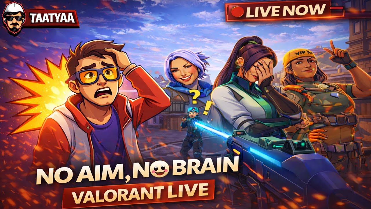 🔴 NO AIM, NO BRAIN 🤡 | VALORANT LIVE #valorant #valorantlive #fpsgaming #trending