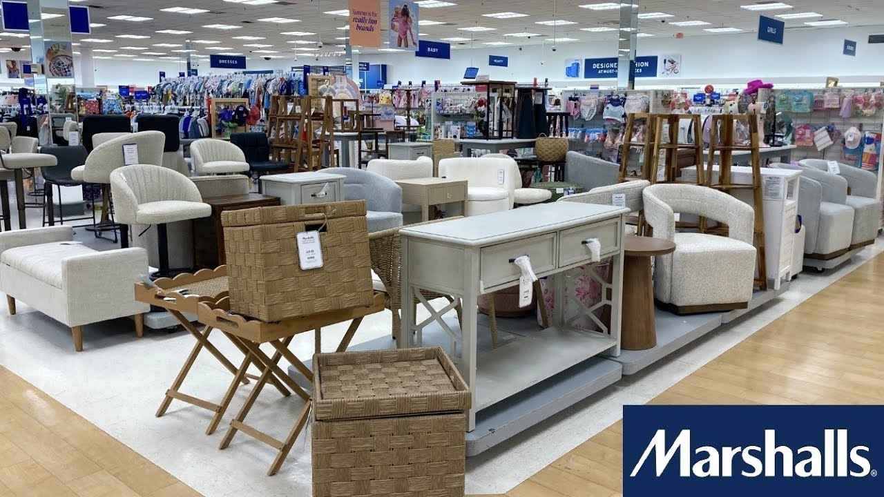 MARSHALLS SHOP WITH ME FURNITURE TABLES ARMCHAIRS CHAIRS HOME DECOR SHOPPING STORE WALK THROUGH
