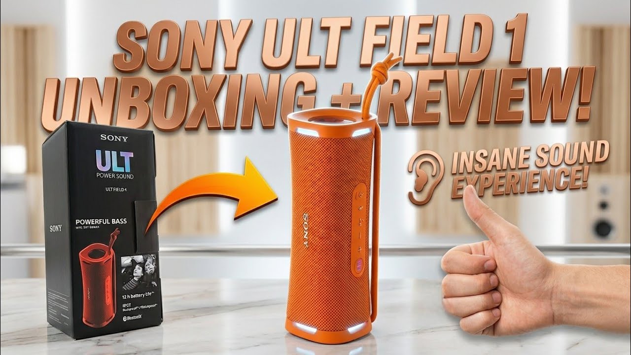 Finally, Sony DID IT! Unboxing and Review of Sony ULT Field 1