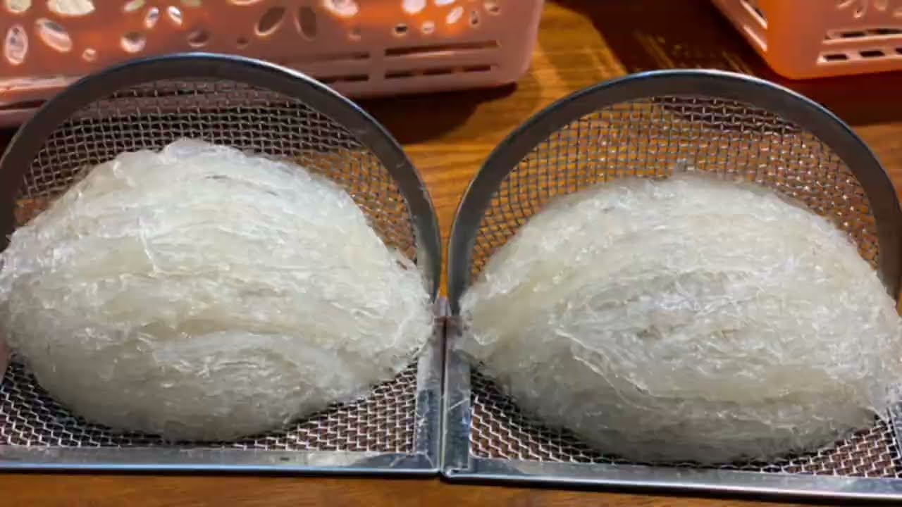 Hướng dẫn cách nhặt lông tổ yến thô, lên khuôn sấy nhanh và dễ làm nhất.
