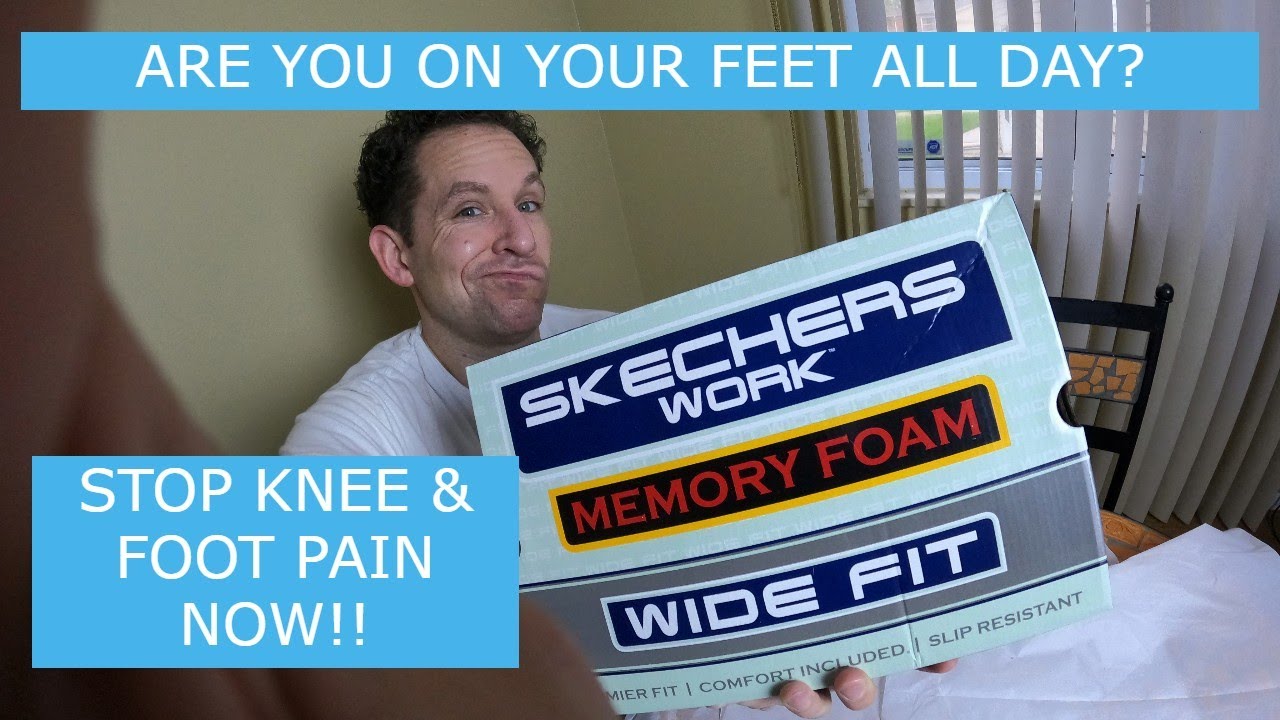 YOU NEED SKECHERS WORK SHOES IN YOUR LIFE!! FULL REVIEW!!