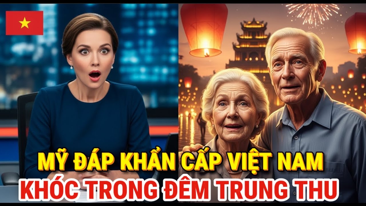 Người Mỹ cao tuổi hạ cánh khẩn cấp tại Việt Nam, bàng hoàng đêm Trung Thu bên Hồ Gươm Hà Nội.