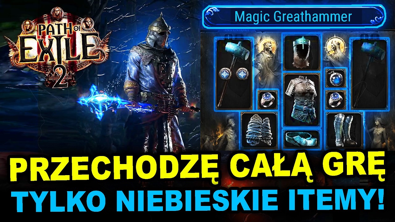Przechodzę Path of Exile 2 na NIEBIESKICH Itemach - Akt 1