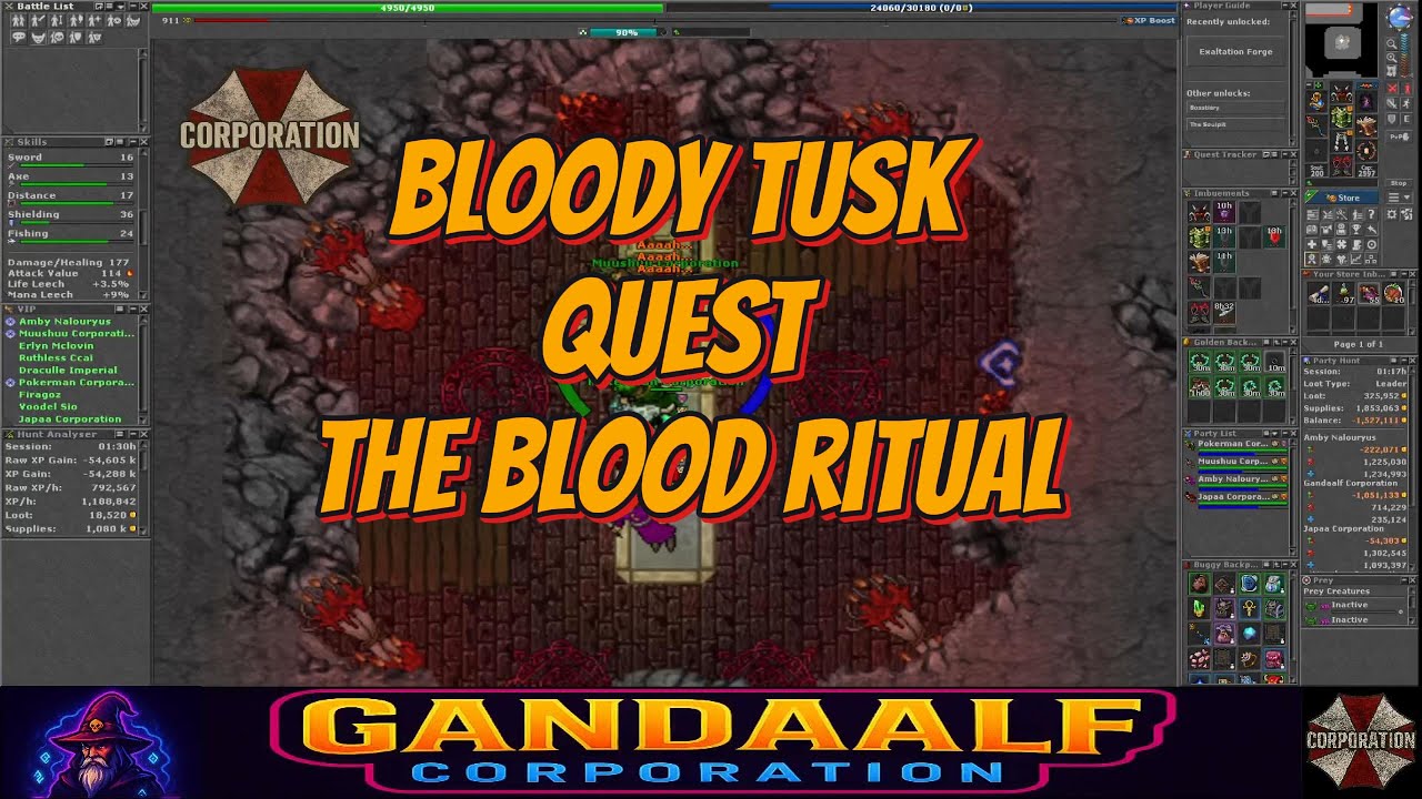 Bloody Tusk Quest - The blood ritual