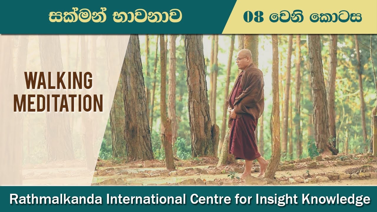 Ep008 | සක්මන් භාවනාව | Walking Meditation | Madawala Upali Thero