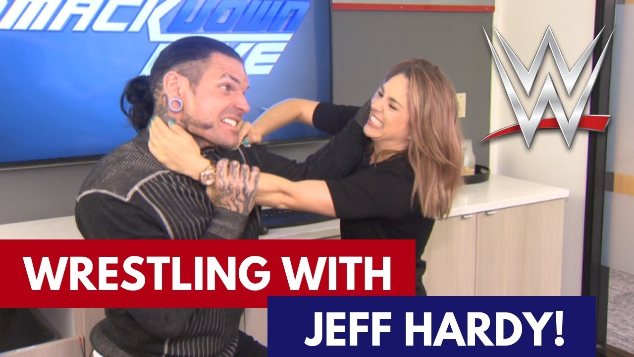 I got a wrestling lesson from WWE's Jeff Hardy