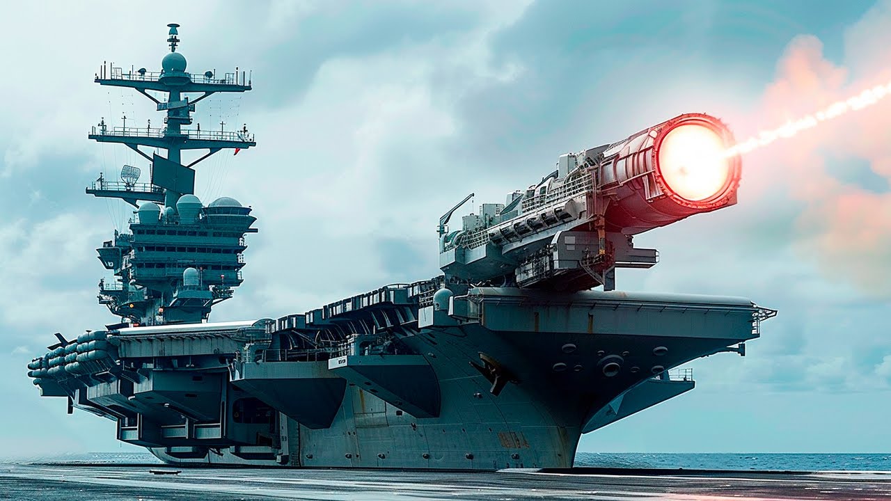 Esta Brutal Arma Laser Fue Desplegada en un Portaaviones de EE.UU