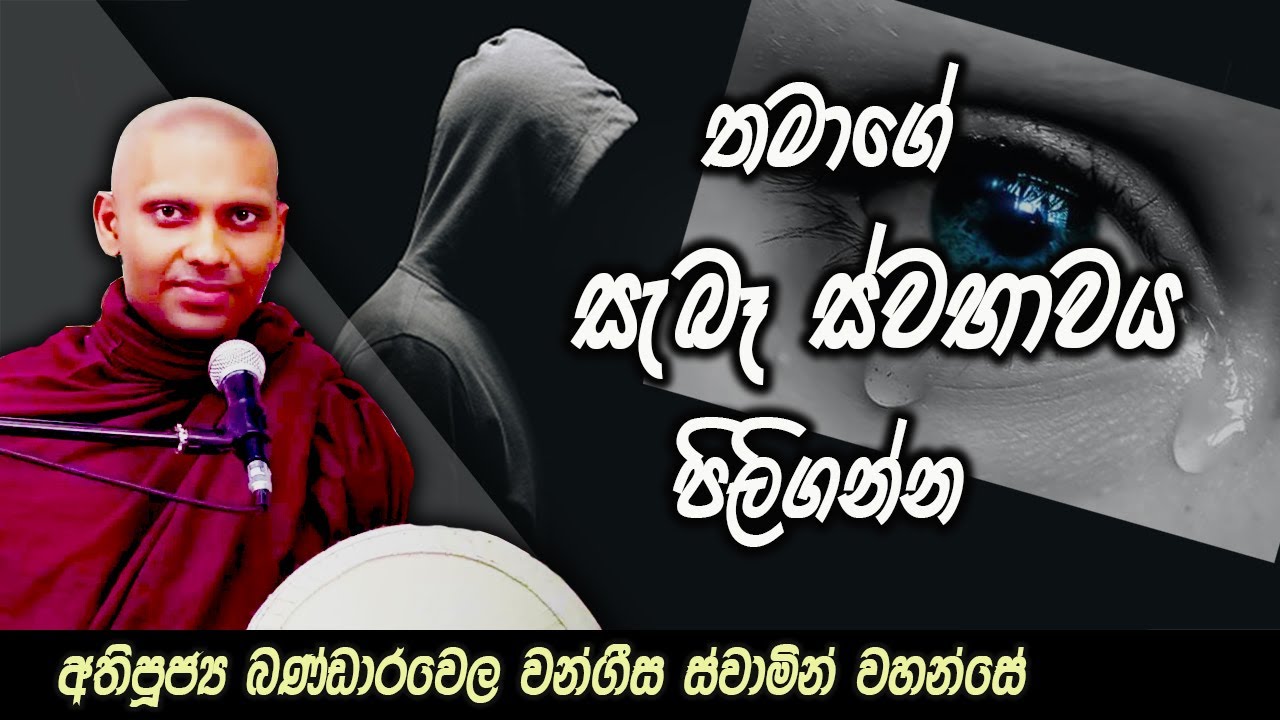 තමාගේ සැබෑ ස්වභාවය පිලිගන්න | තමාගේ මනස වැඩ කරන විදිය තේරුම් ගන්න | Ven Bandarawela Wangeesa Thero