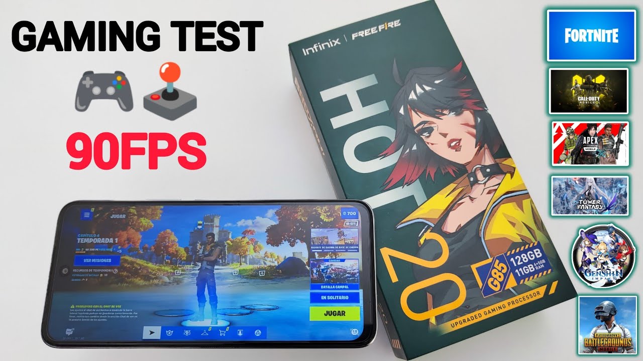 Infinix Hot 20 Test de Rendimiento / Gaming Test