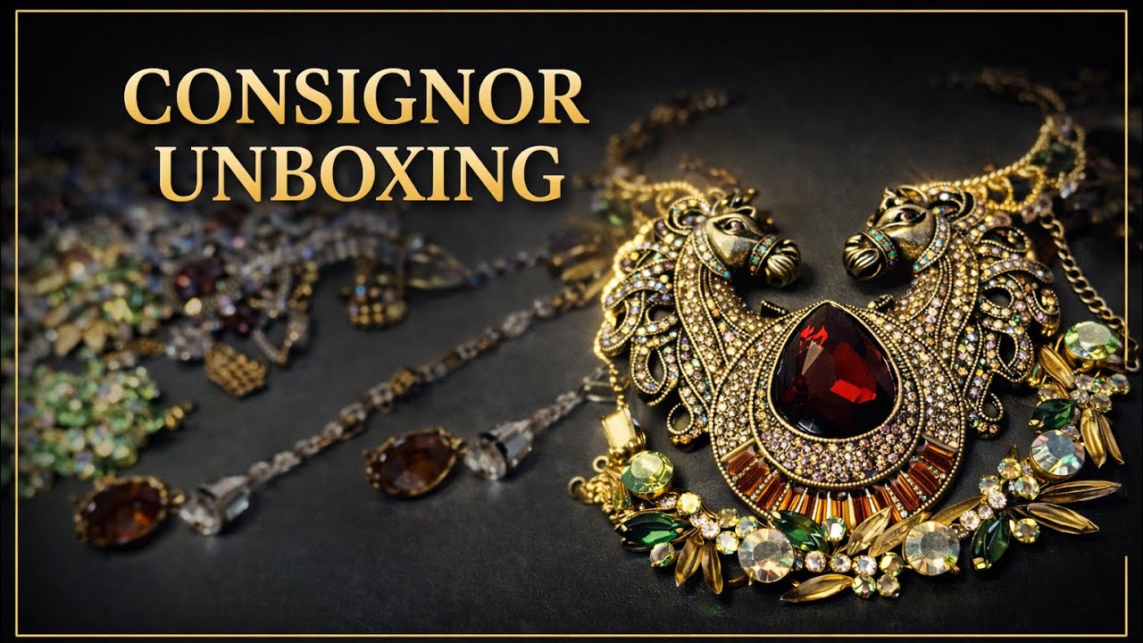 Consignor Mystery Jewelry Unboxing - Juliana, Czech & Victorian 