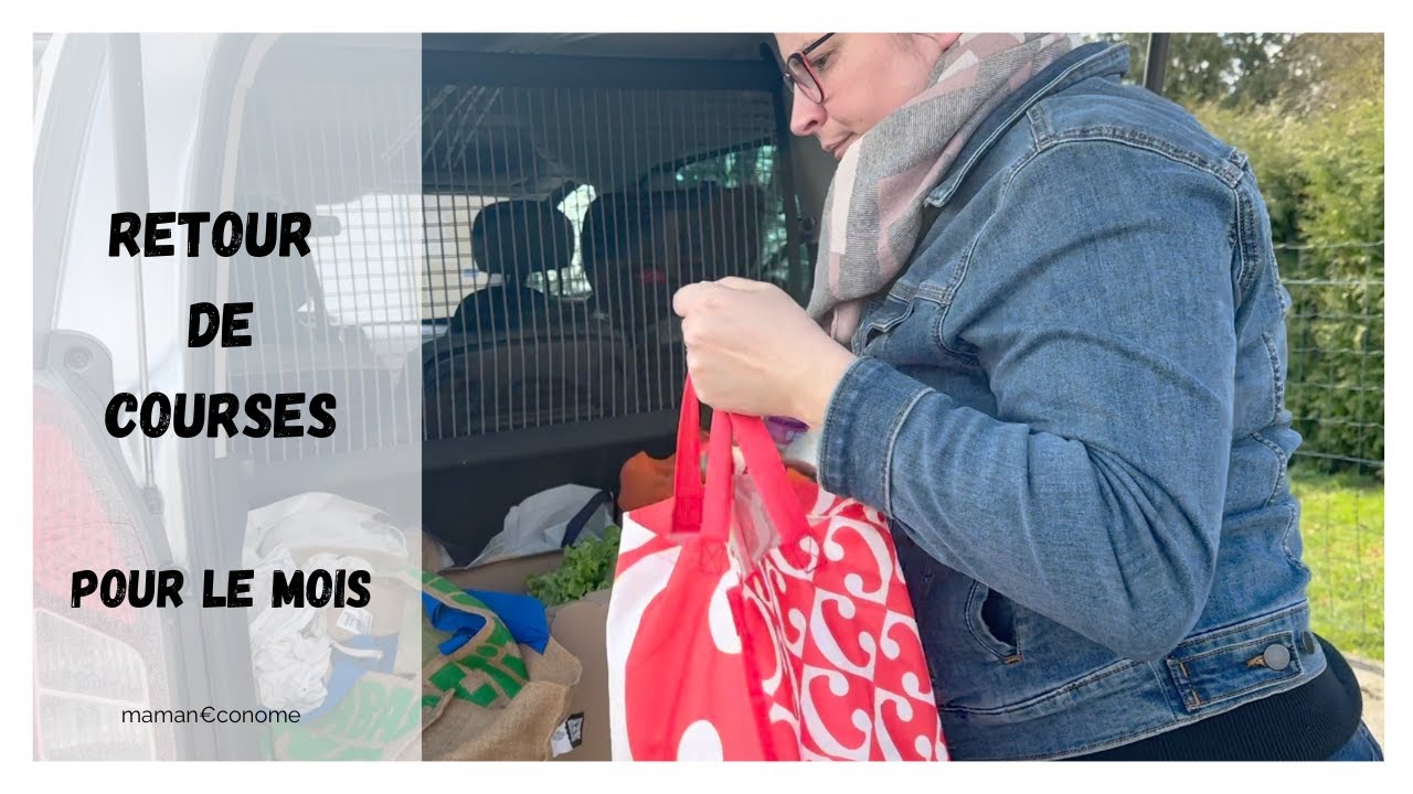 RETOUR DE COURSES 🛒 Gros réassort pour le mois