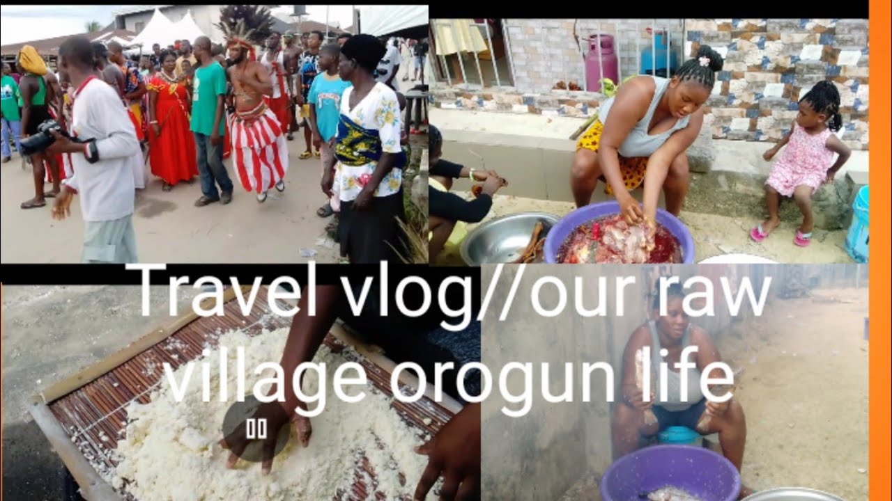 Come with me to urhobo// ughelli//orogun village//their festival