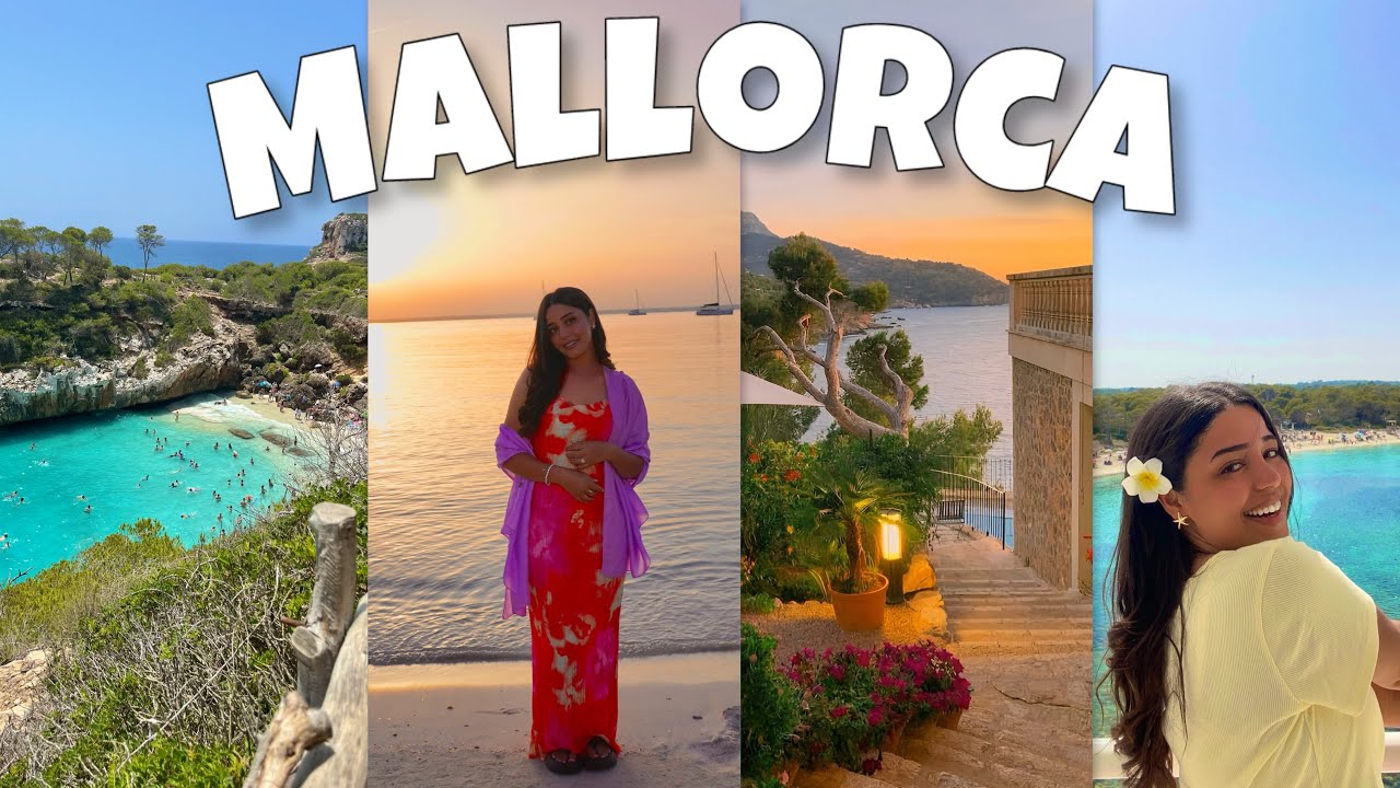 VLOG MALLORCA : Spend a week-end with me in Mallorca ☀️🌴🌊🐚 | دوزو ويكاند معايا ف مايوركا