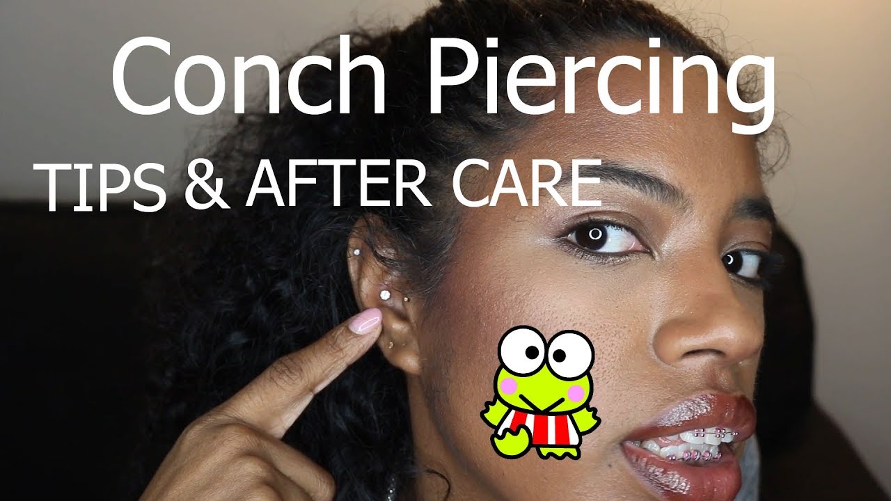 I GOT A CONCH PIERCING! + TIPS/AFTER CARE