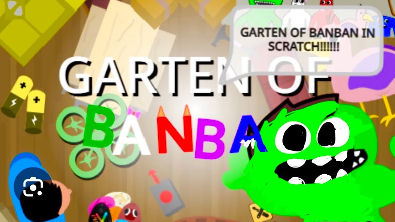 Playing Garten of ban ban 1 in scratch 🟠🪼👁️