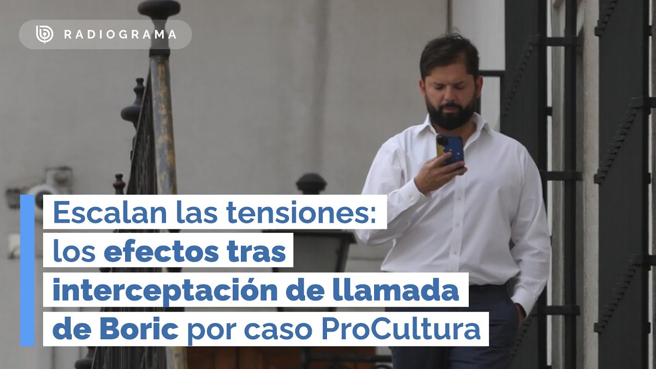 Los efectos tras interceptación de llamada de Presidente Boric por ProCultura (RD)