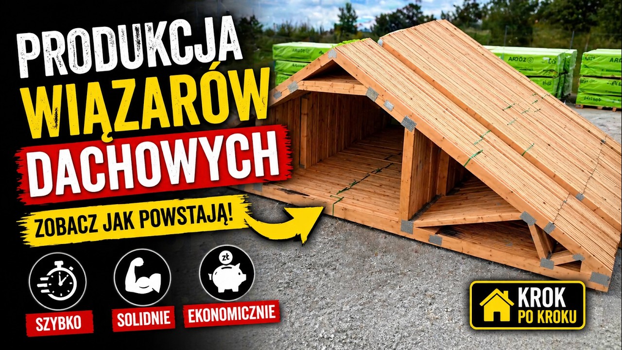 JAK PRODUKOWANE  SĄ WIĄZARY DACHOWE W FIRMIE LECHNAR