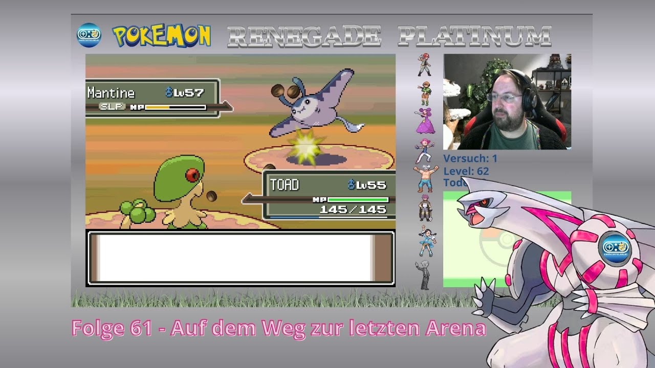 Pokemon Renegade Platinum Nuzlocke Challenge #61 Auf dem Weg zur letzten Arena