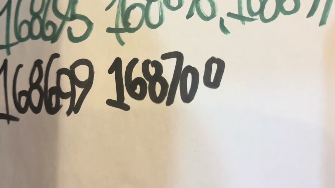 Writing Counting ✍️ 168700