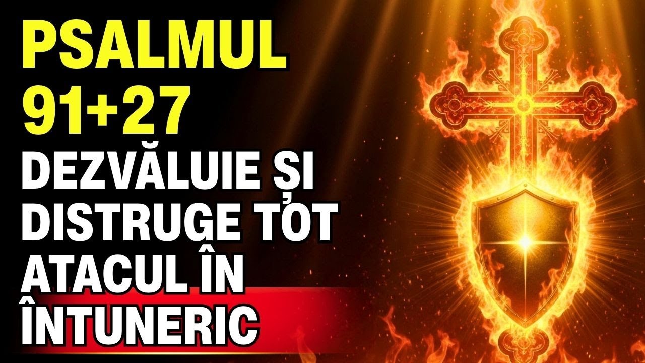 🔥 Psalmul 91+27: Dumnezeu DEZVĂLUIE cine te atacă în întuneric, focul din cer răspunde acum