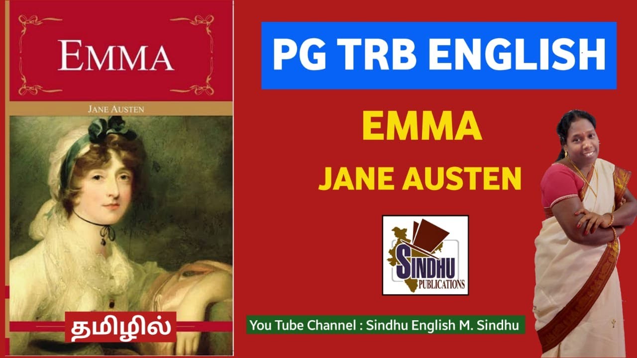Emma by Jane Austen  in Tamil, PG TRB English @SindhuEnglishMSindhu