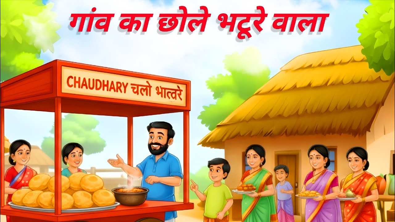 गांव का छोले भटूरे वाला || प्रेरणादायक हिंदी कहानी |  Mango toons | story for 15+  #story 