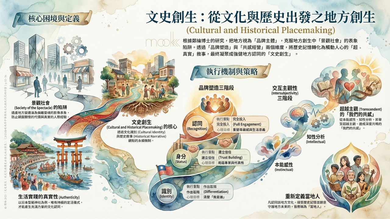 《文化創意產業》文史創生：從文化與歷史出發之地方創生（鄭綸博士．研究報告）