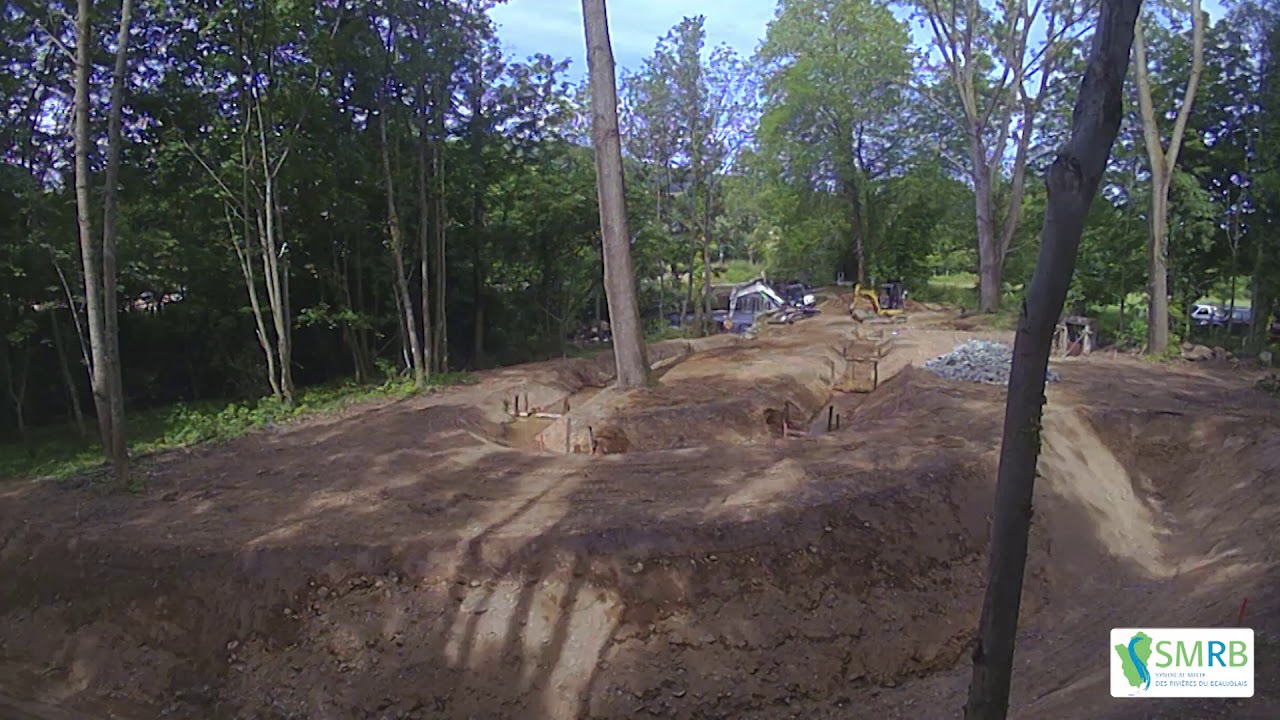 Time lapse - Création d'une rivière de contournement sur l'Ardières