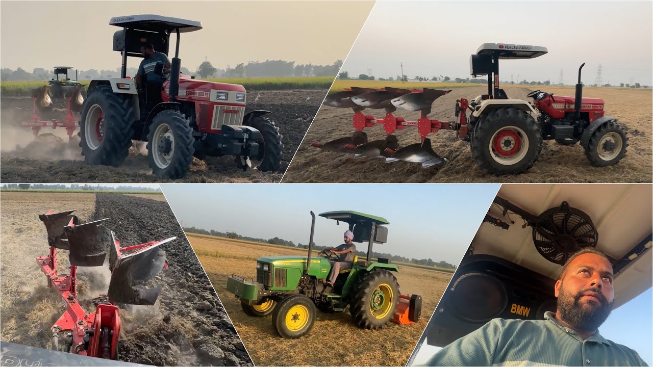 Swaraj 855 ਦਾ ਜਲਵਾ ਦੇਖੋ ਅੱਜ ਪੂਰਾ ਸਿਰਾ ਕੰਮ • 3 MB Plow ਤੇ • Punjabi Farmer