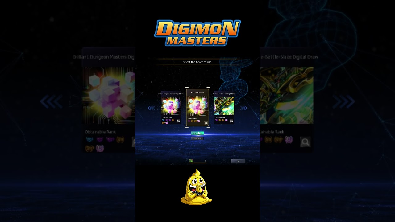 6 Gacha Tickets Pull | Trying to Get U Digimon | NADMO