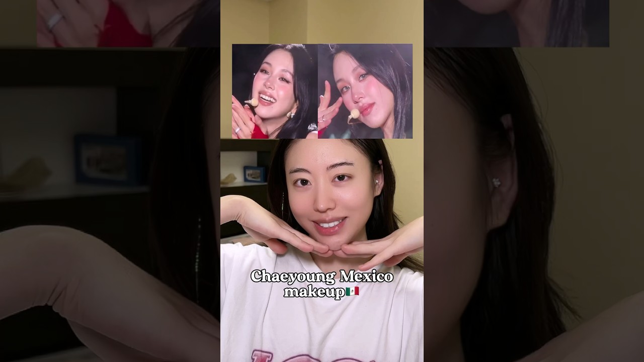 Chaeyoung&rsquo;s makeup that went viral 😭❤️ #shorts #makeup #korean #kpop #chaeyoung #twice