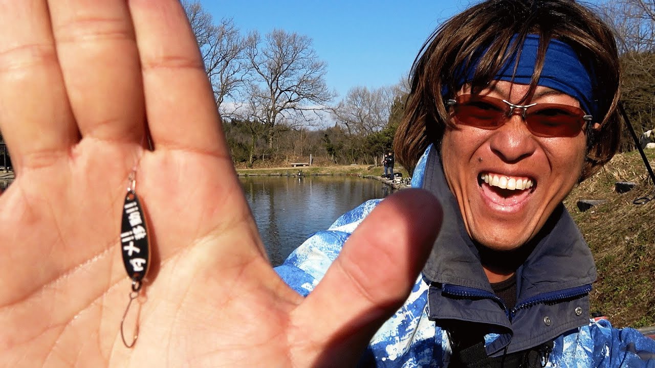 ミラクルスプーンでまさかのモンスター級が襲来！【五頭フィッシングパーク】