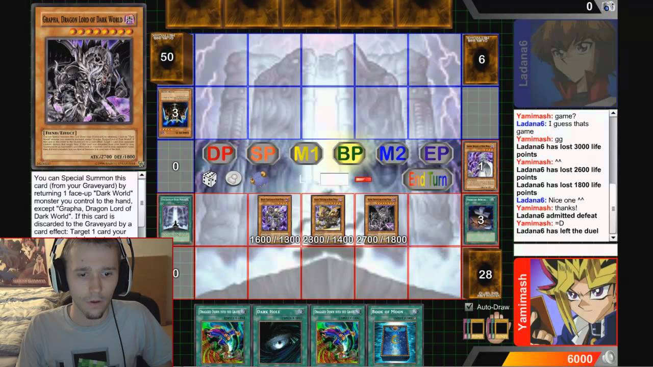 Yamimash Plays YU-GI-OH #1 Dark World Deck March 2012