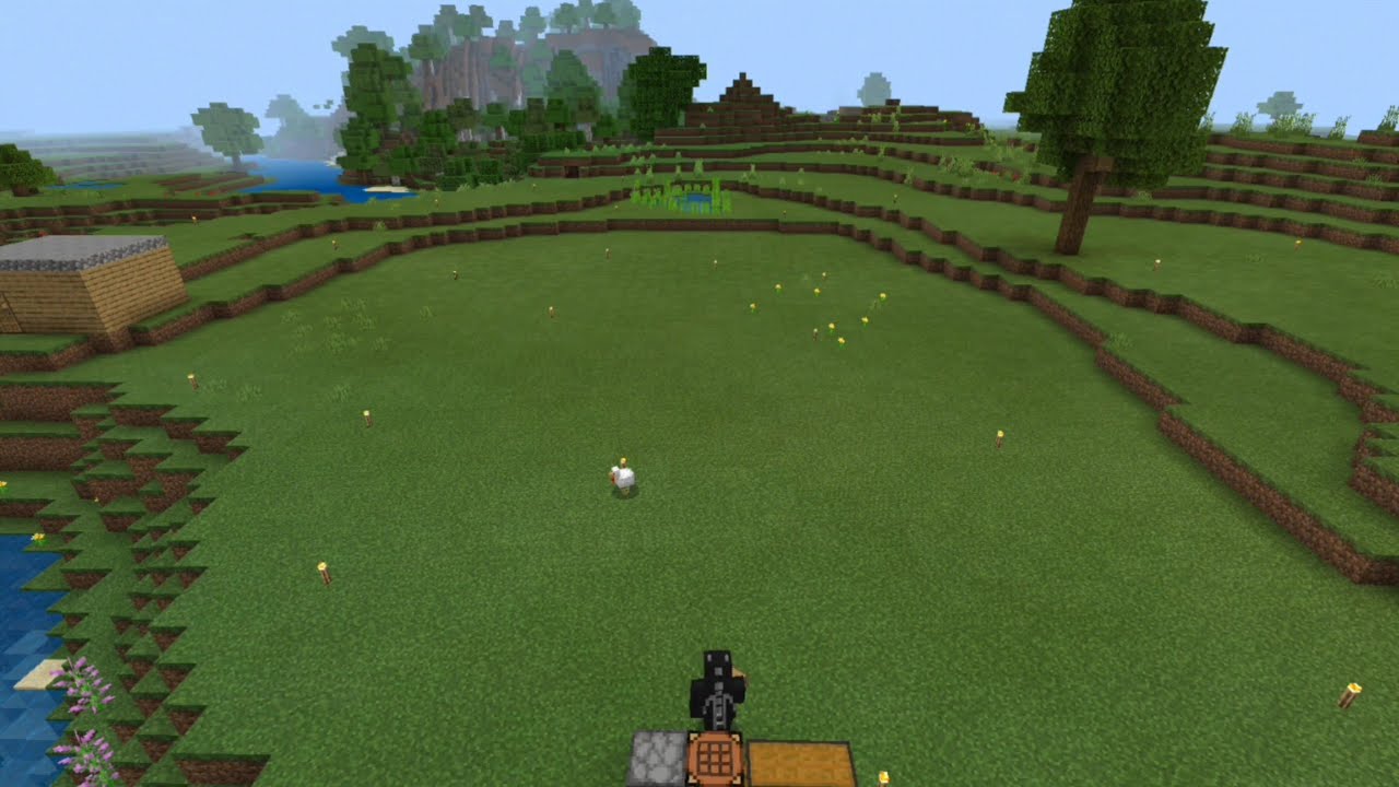 I put the RDR2 house building song over me building a house in Minecraft