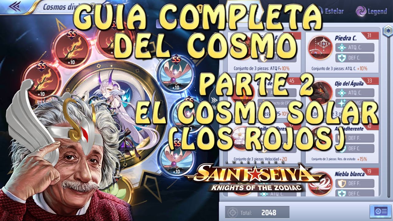GUIA COMPLETA DEL COSMO - PARTE 2 - COSMO SOLAR (LOS ROJOS)! Saint Seiya Awakening
