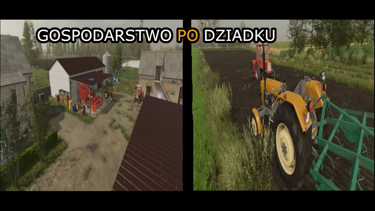Gospodarstwo po dziadku🐷Oprowadzenie po gospie!🚜Siewy i kultywacja👨🏽&zwj;🌾Najlepsze momenty na końcu😂[1]