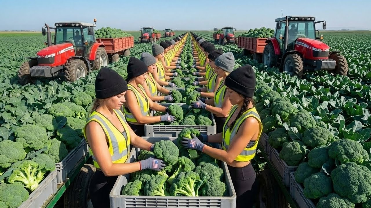 Inside America&rsquo;s $9 Billion Broccoli Industry 🇺🇸 | How Large-Scale Farms Feed Millions