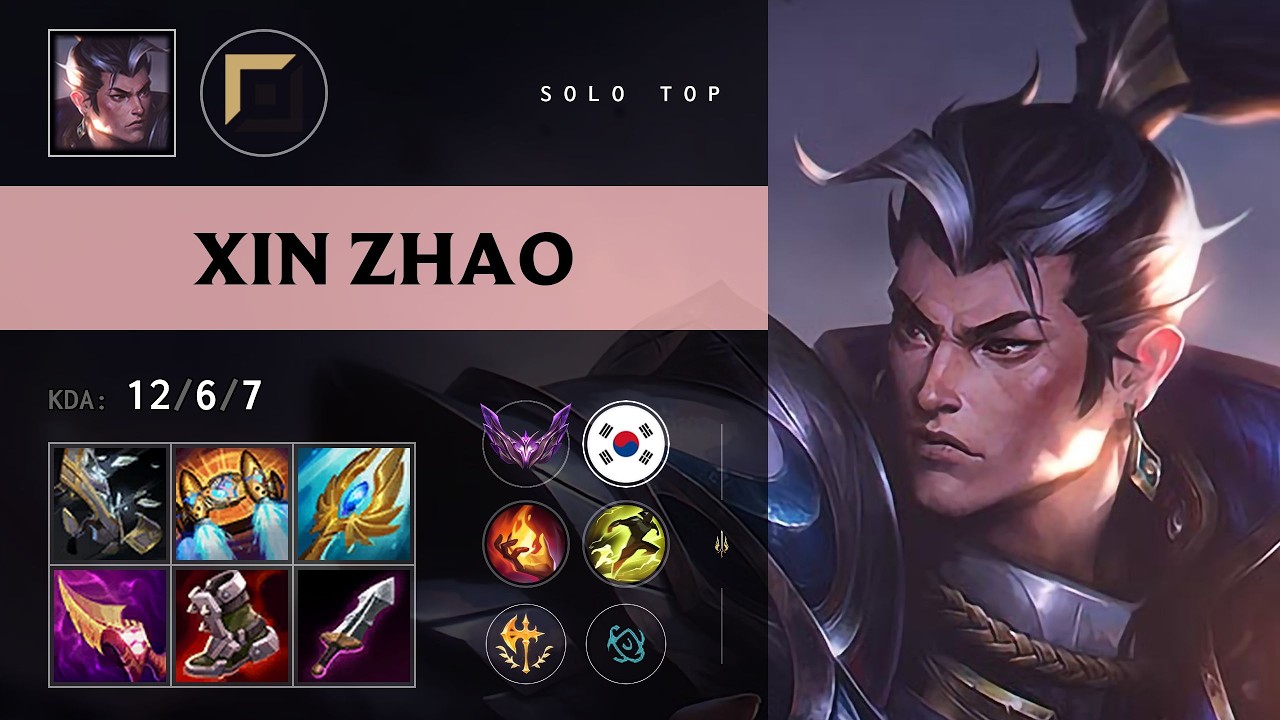 Xin Zhao Top vs Yone - KR Master Patch 26.13