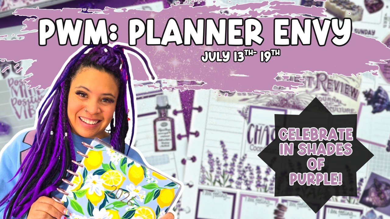 Планируйте вместе со мной | Planner Envy | Фиолетовая годовщина💜