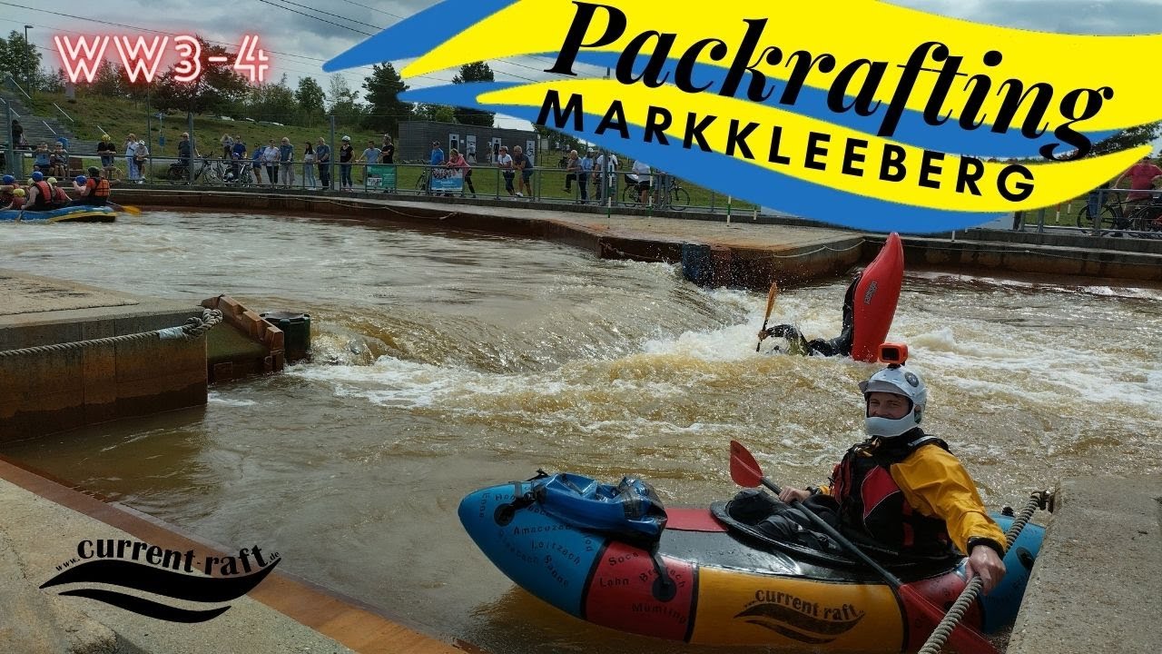Packraft Whitewater FUN: Kanupark Markkleeberg (WW3-4) Test & Training mit Current-Raft